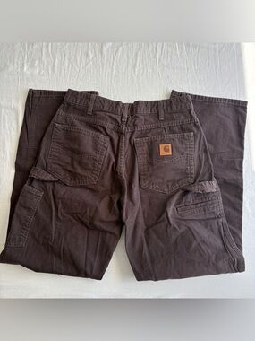 Carhartt Men’s Dark Brown Cargo Work Pats